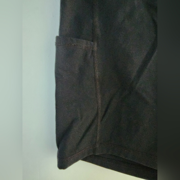 Zyia Active Luxe Drawstring (Removed) Hustle Athletic Shorts Black Large 4" - Picture 4 of 9